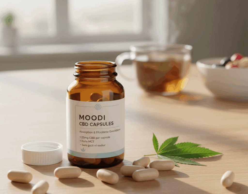 Moodi CBD Capsule : Avis sur l'absorption et l'efficacité