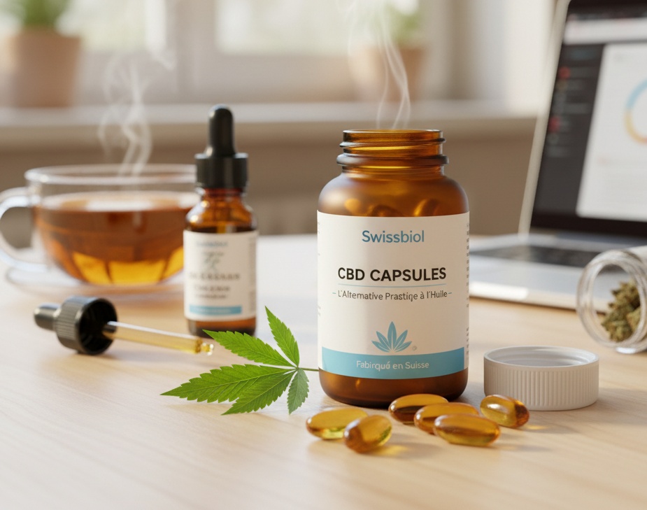 Swissbiol CBD Capsule : Alternative pratique à l'huile