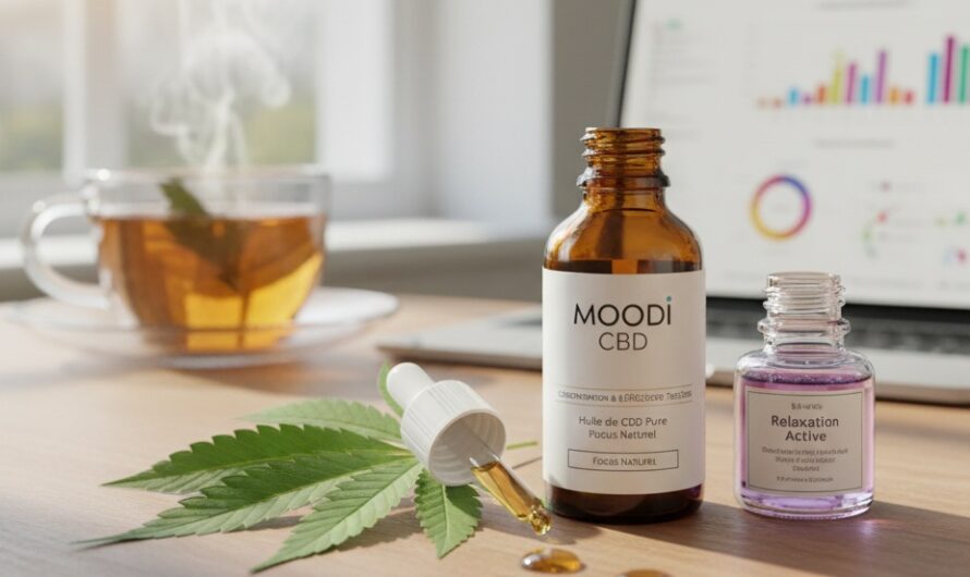 Moodi CBD Huile : Concentration et efficacité testées