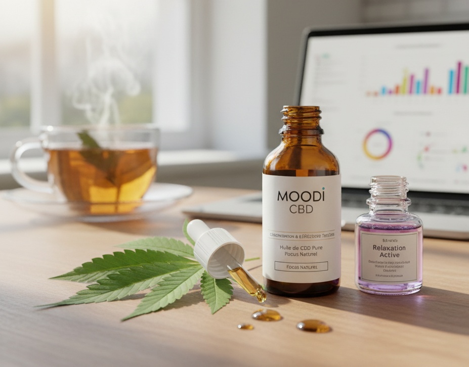 Moodi CBD Huile : Concentration et efficacité testées
