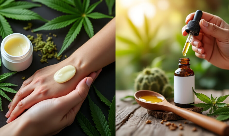 Pommade CBD : Application locale vs huile systémique